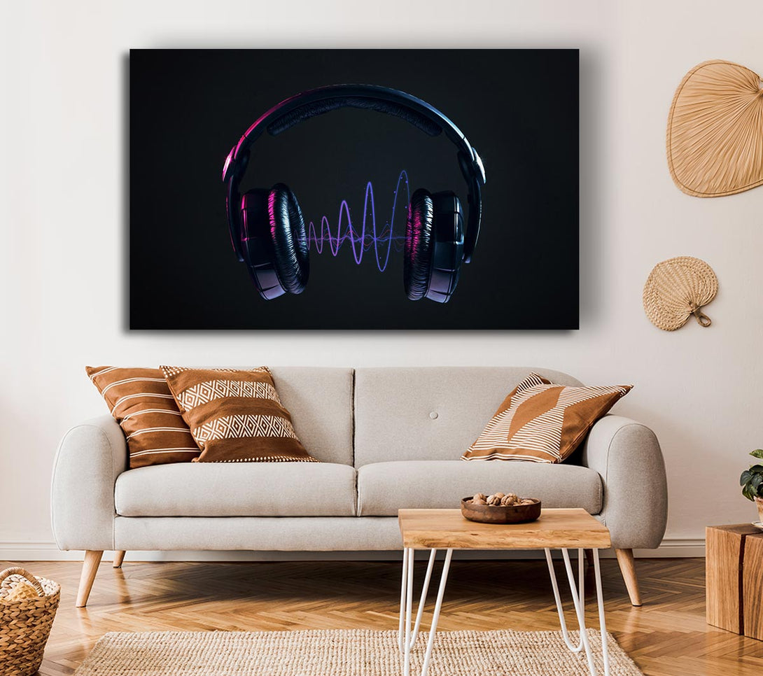  A Canvas Print of Vibration Canvas Wall Art