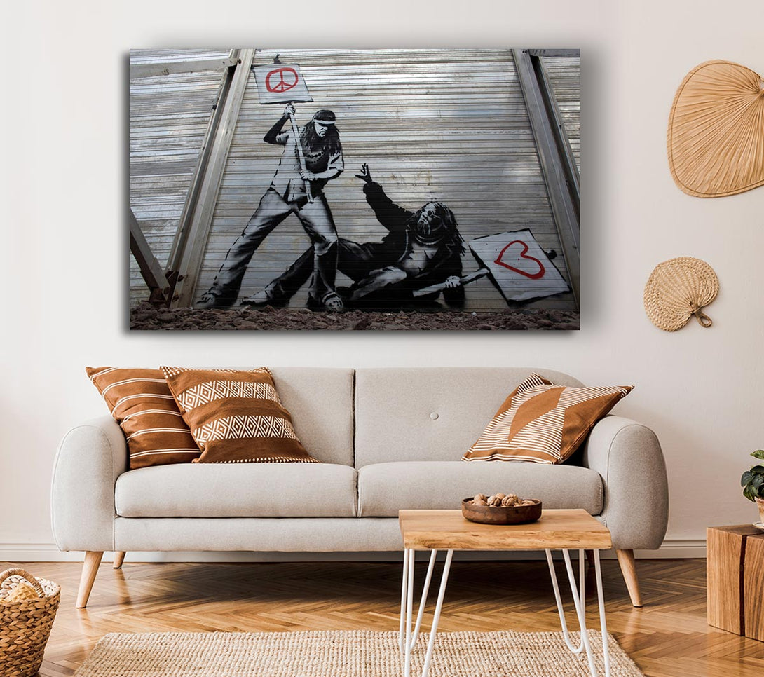Picture of Drinking Cherub Canvas Print Wall Art