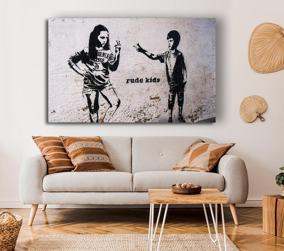  A Canvas Print of Banksy Steve Jobs Canvas Art