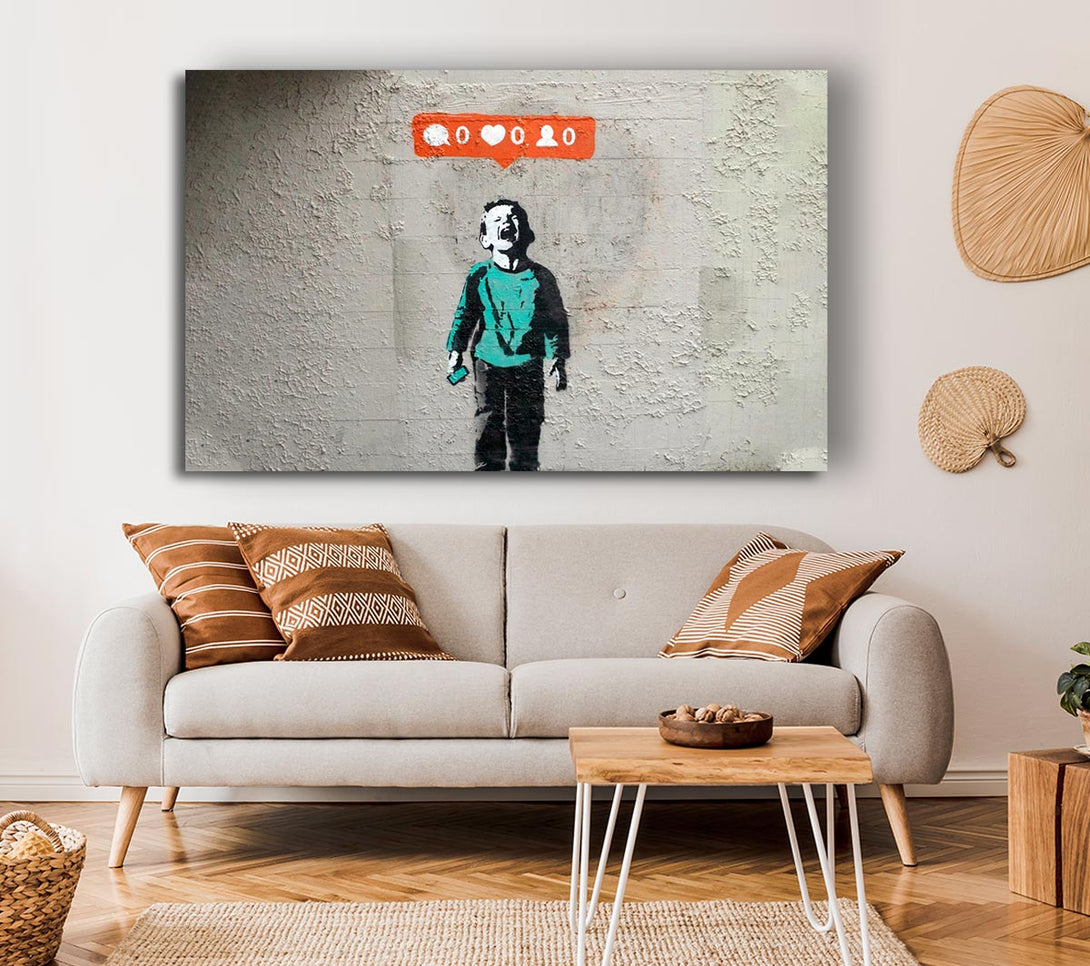  A Canvas Print of Banksy Trendy Storm Trooper Canvas Print