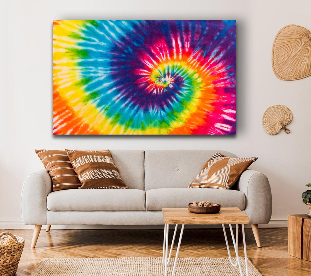  A Canvas Print of Spiral water colour Canvas Art