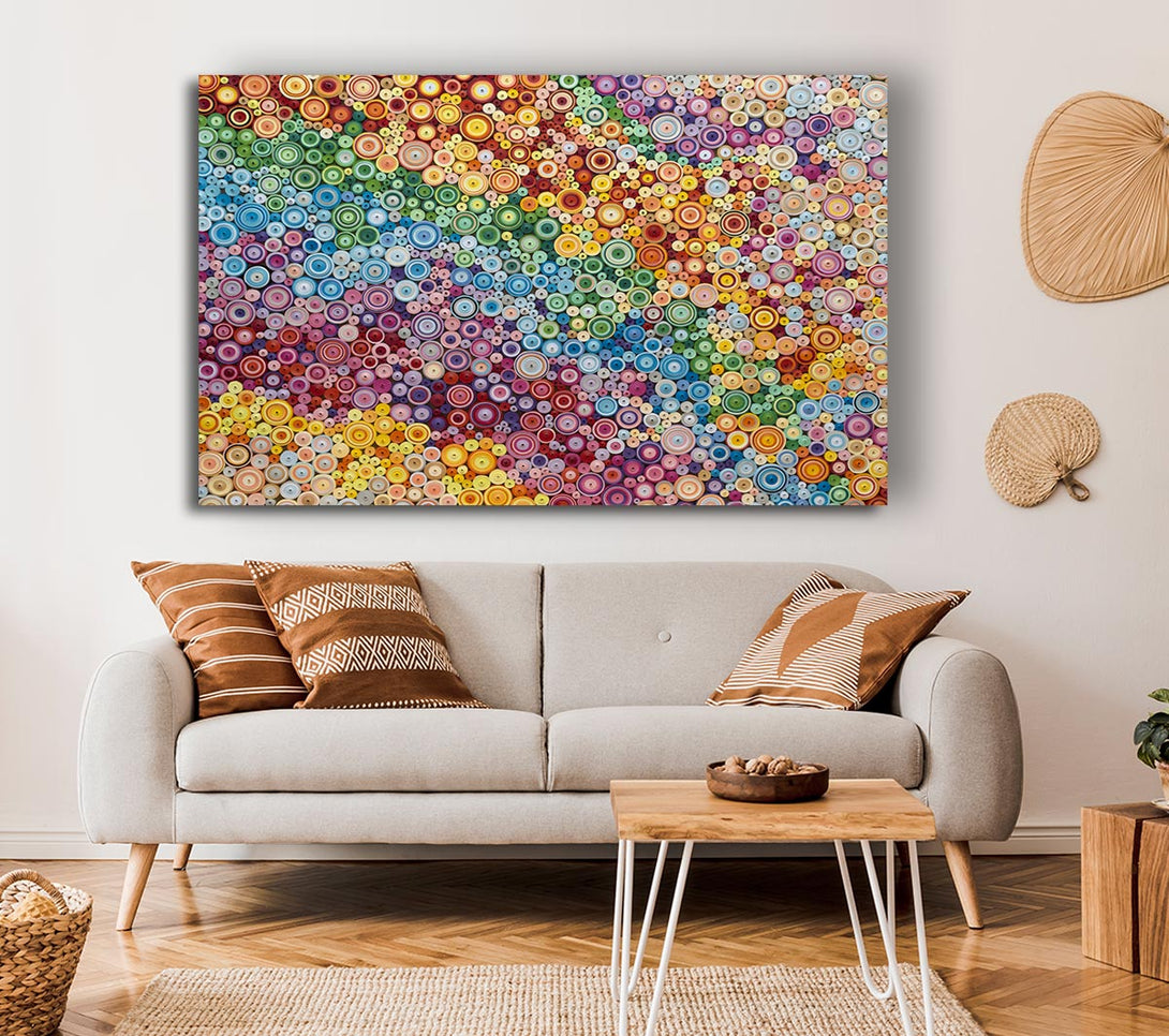  A Canvas Print of Thousands Of Beads Canvas Art