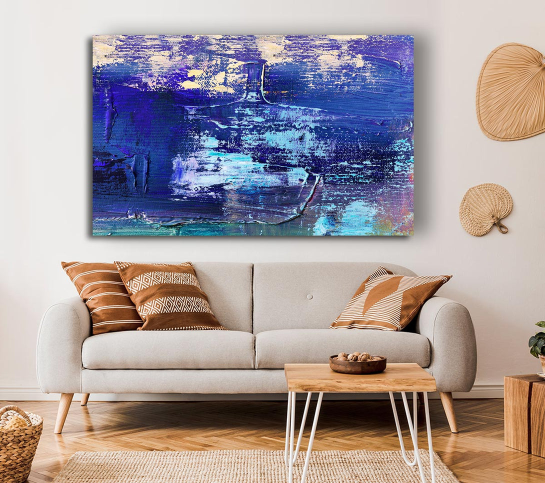  A Canvas Print of Acrylic Art Paint Textures Canvas Art