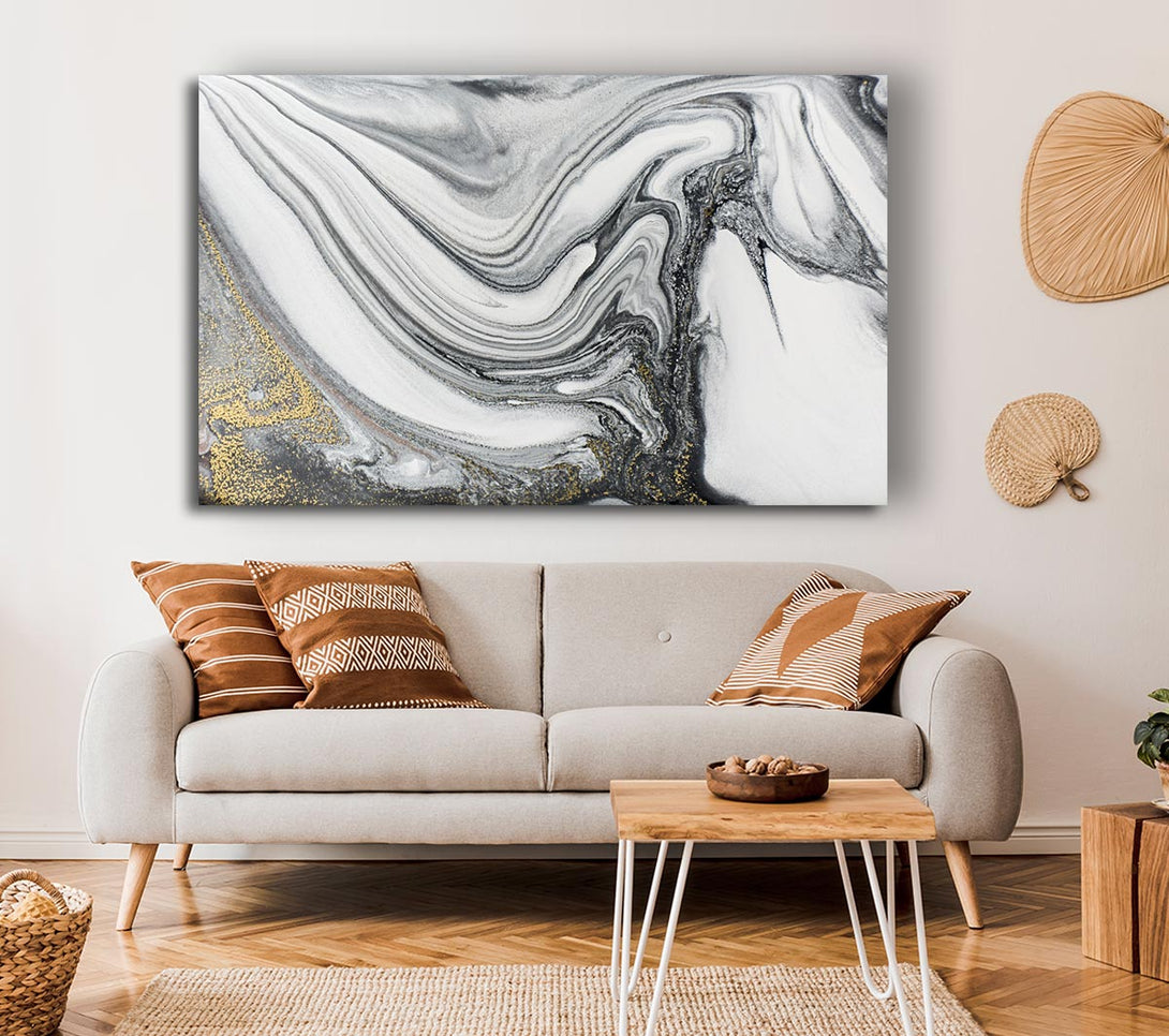  A Canvas Print of Swirl Of Stone Canvas Print