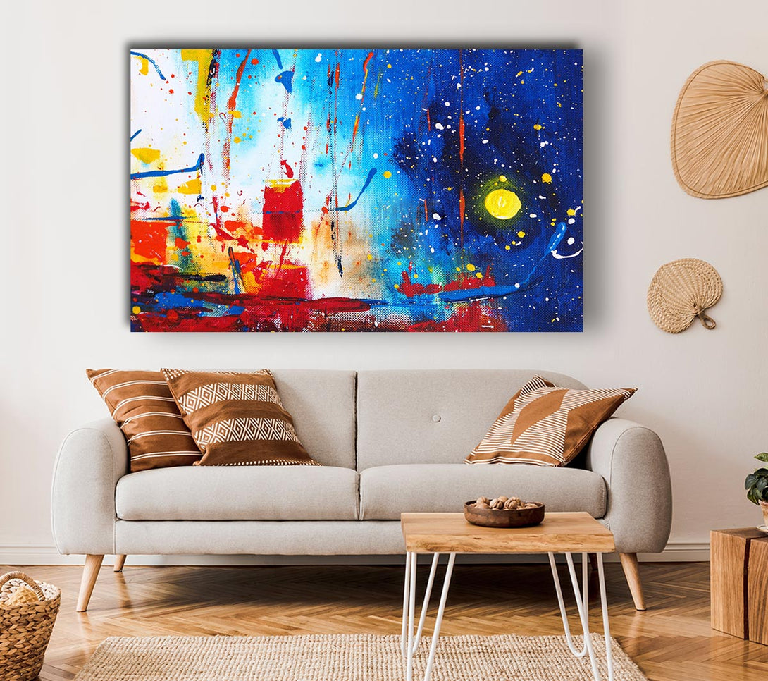  A Canvas Print of Striking Distortion Of Space Canvas Print