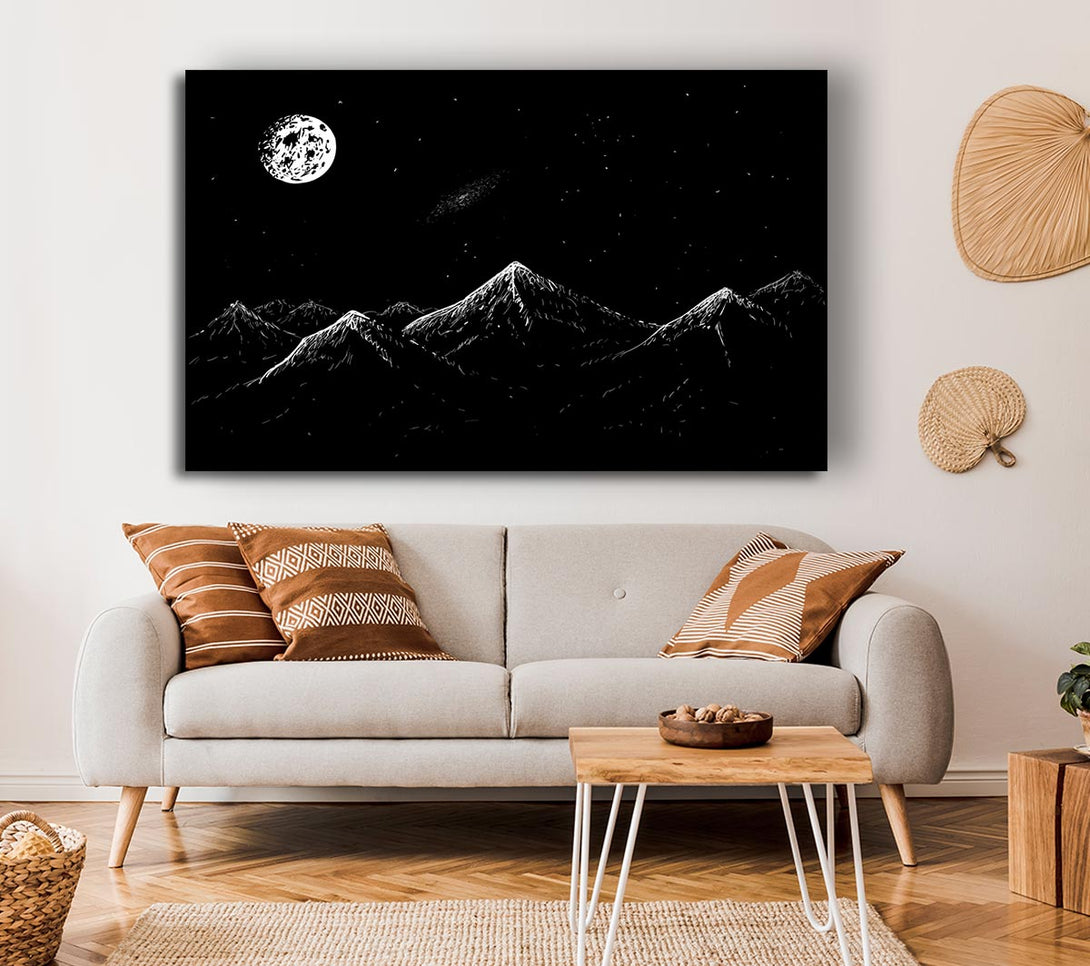  A Canvas Print of The Dark Side Of The Planet Canvas Art