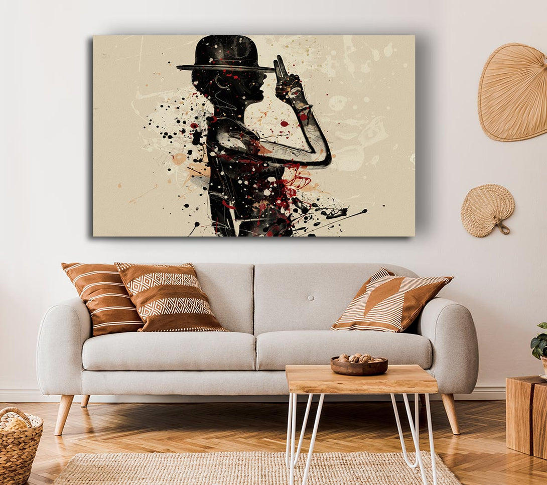  A Canvas Print of Ready To Dance Canvas Wall Art