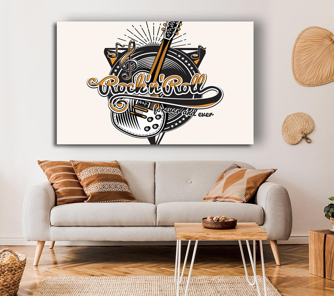  A Canvas Print of Rock N Roll Fifties Canvas Print