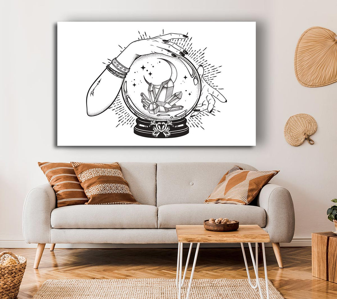  A Canvas Print of Casting A Spell Canvas Wall Art