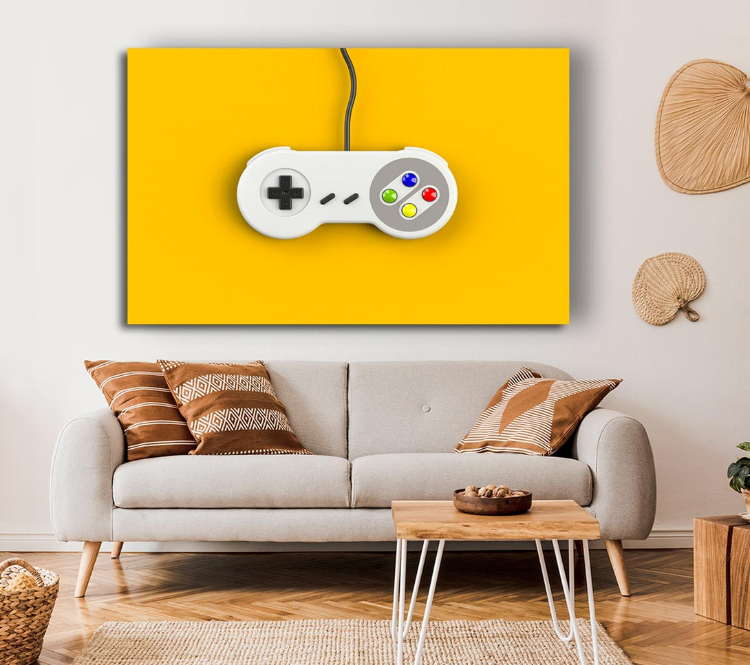  A Canvas Print of Gaming Controller Canvas Wall Art