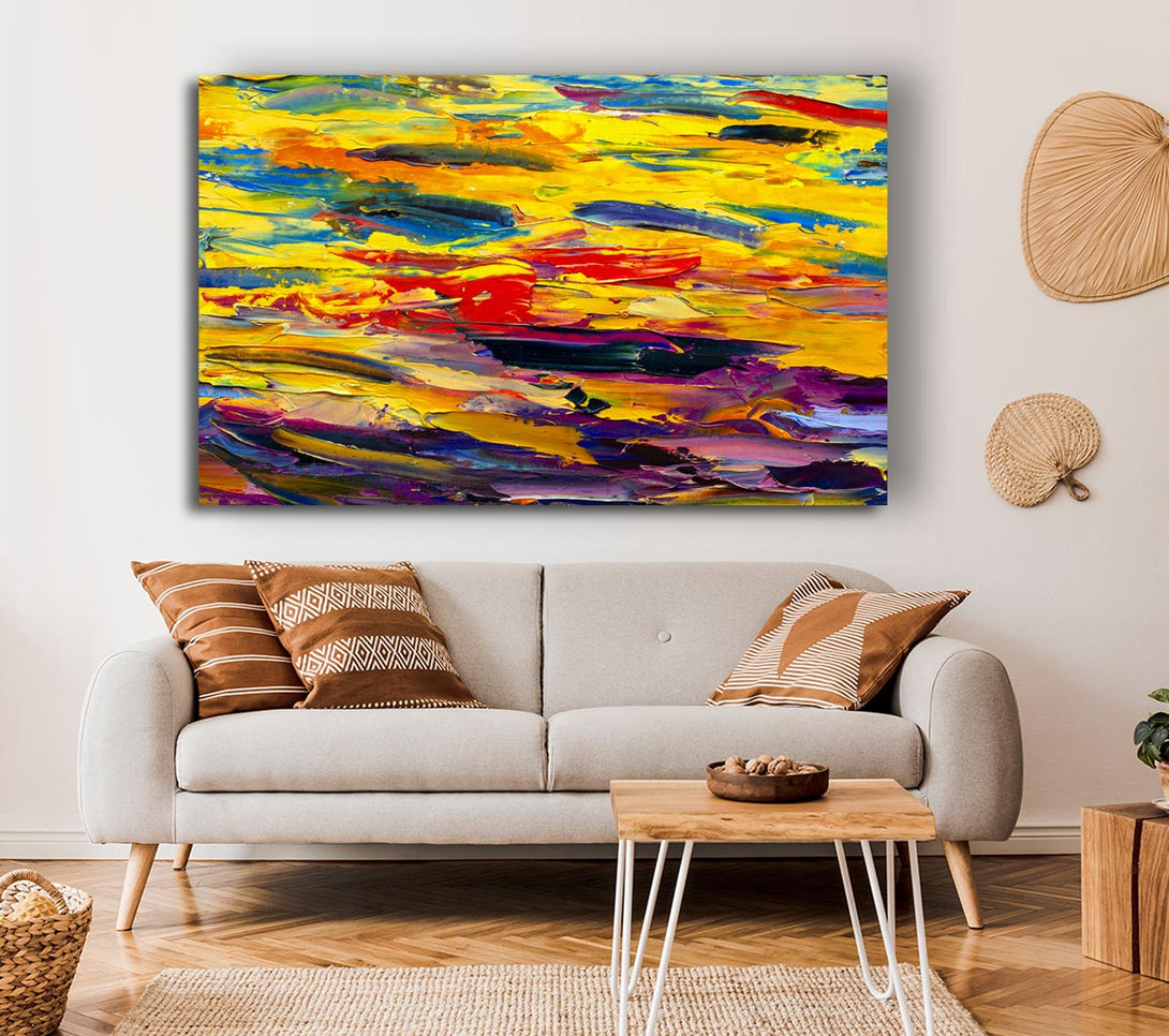 A Canvas Print of Thick Strokes Impressionism Canvas Print