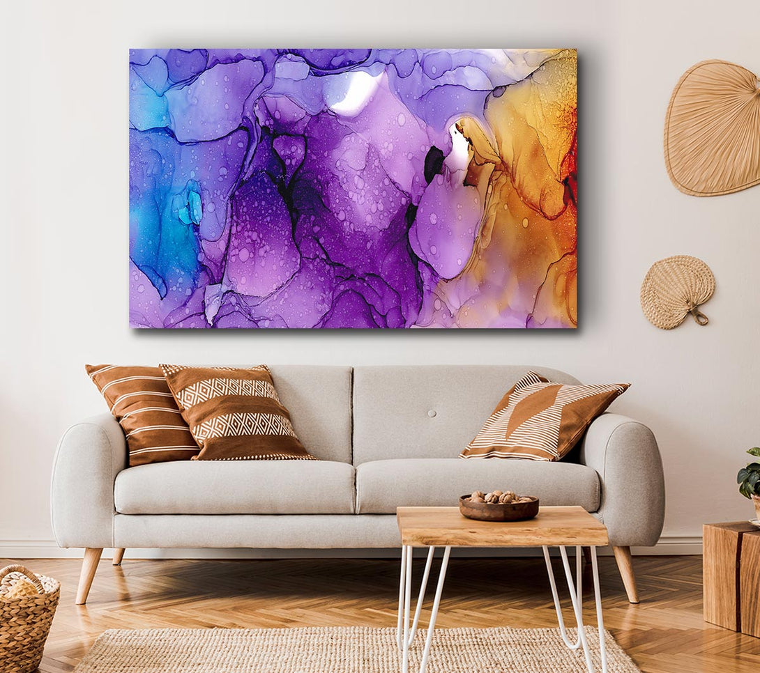  A Canvas Print of Water And Oil Submerse Canvas Print