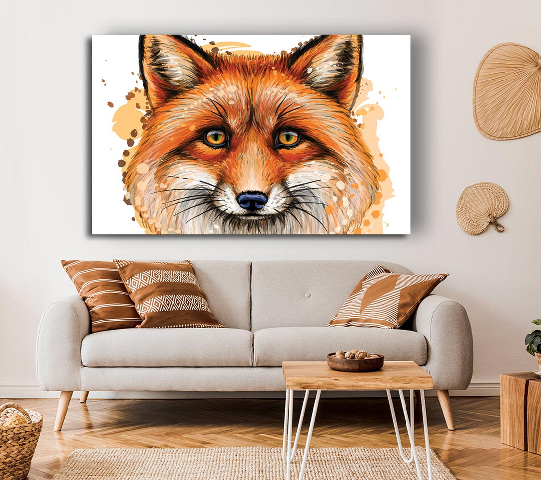  A Canvas Print of The Ginger Fox Canvas Print