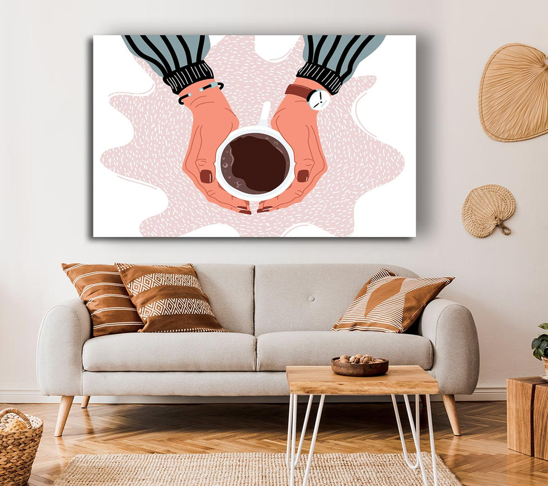  A Canvas Print of Time For Coffee Canvas Print