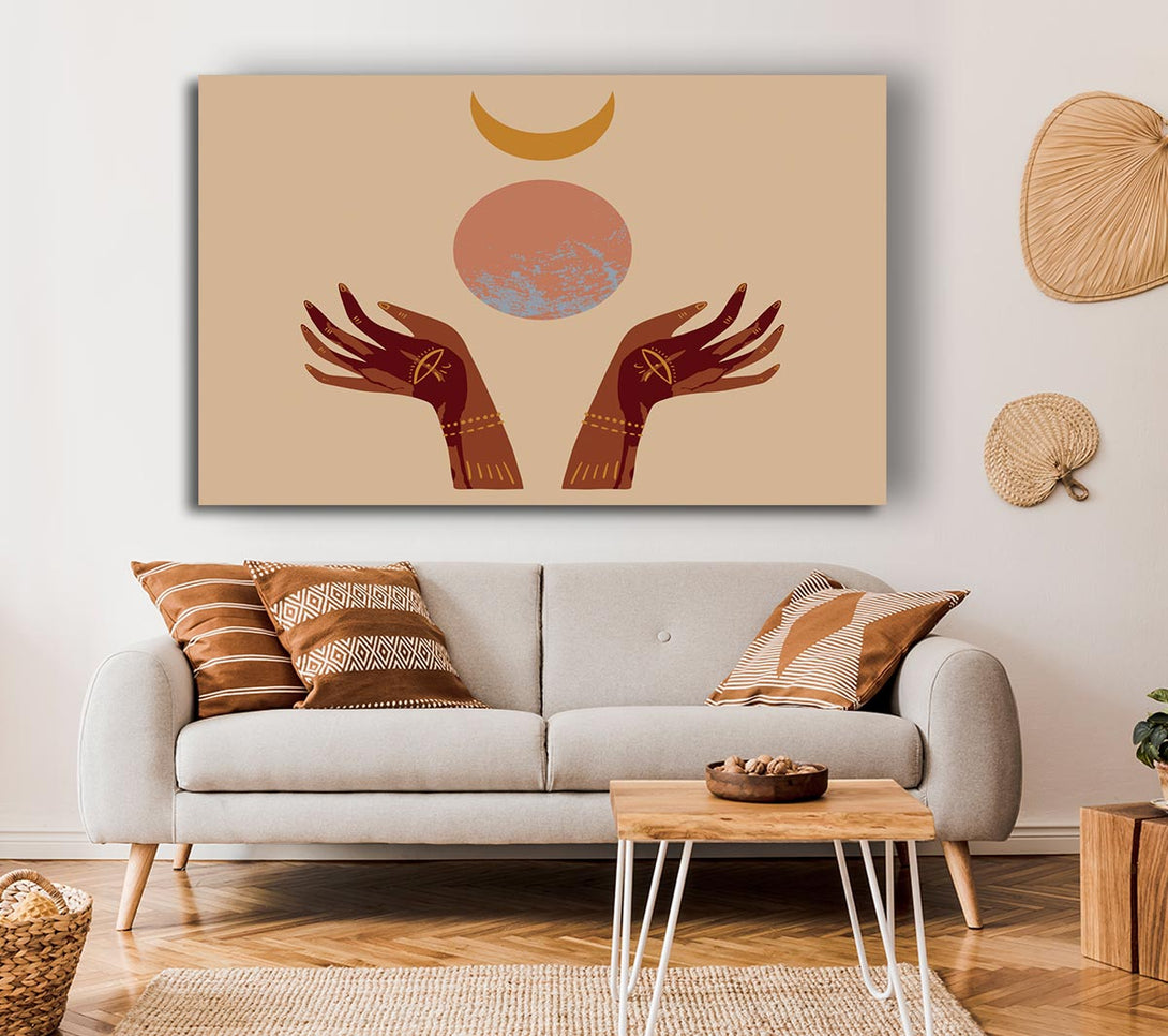  A Canvas Print of Planetary Allignment Canvas Wall Art