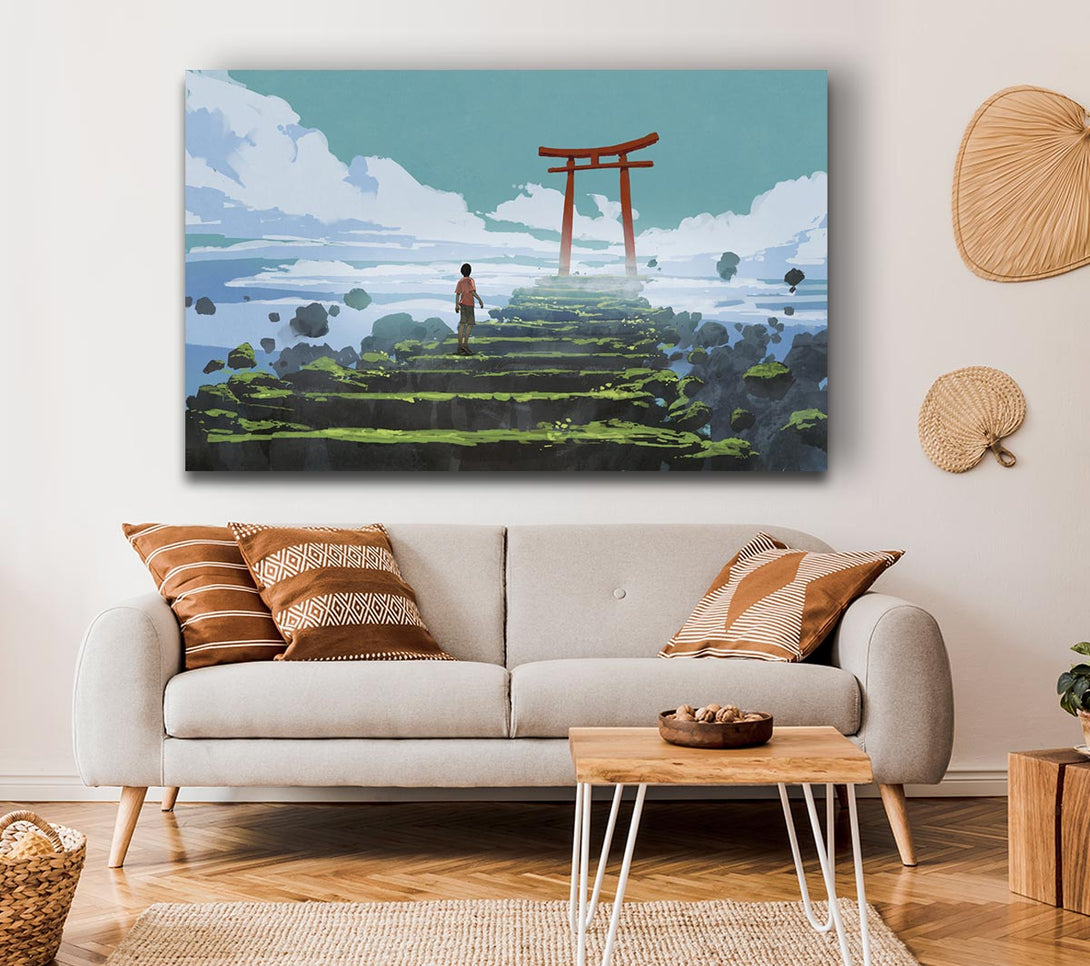  A Canvas Print of The Sky Temple Canvas Print