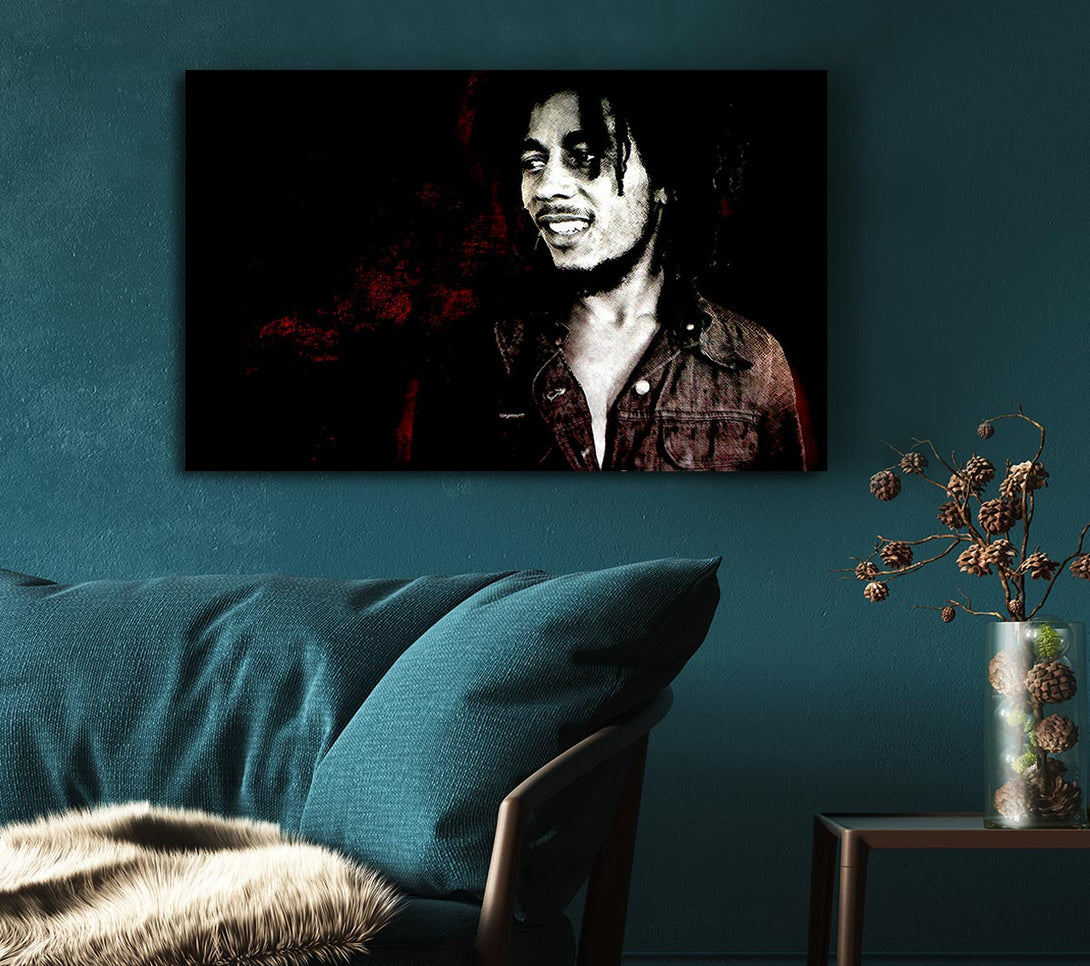  A Canvas Print of Bob Marley Hero Canvas Print
