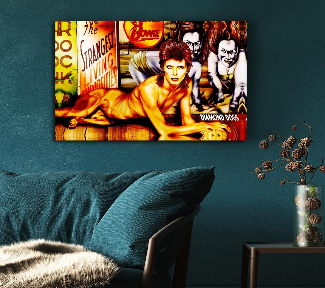  A Canvas Print of David Bowie Diamond Dogs Canvas Print