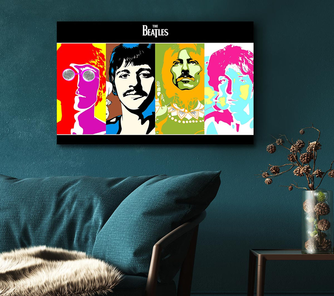  A Canvas Print of The Beatles Canvas Art
