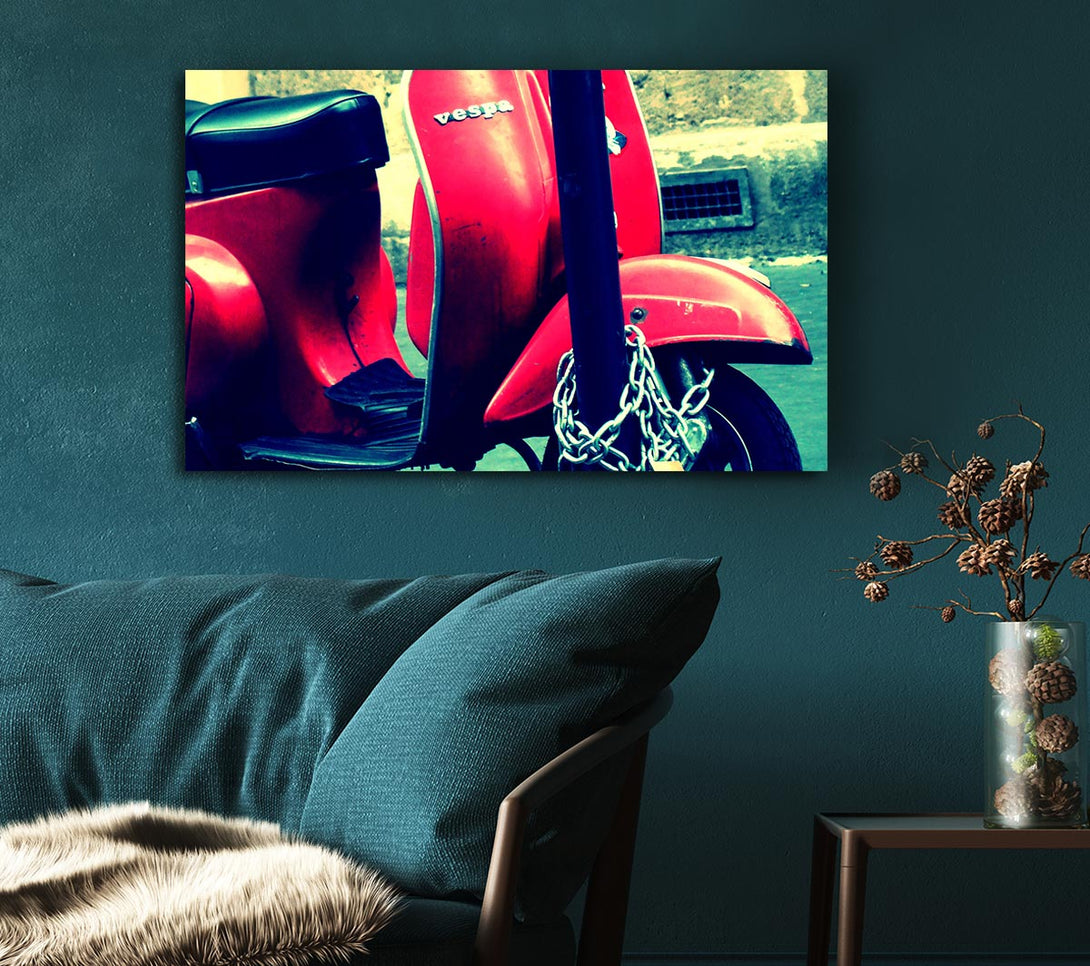 A Canvas Print of Vespa Canvas Art