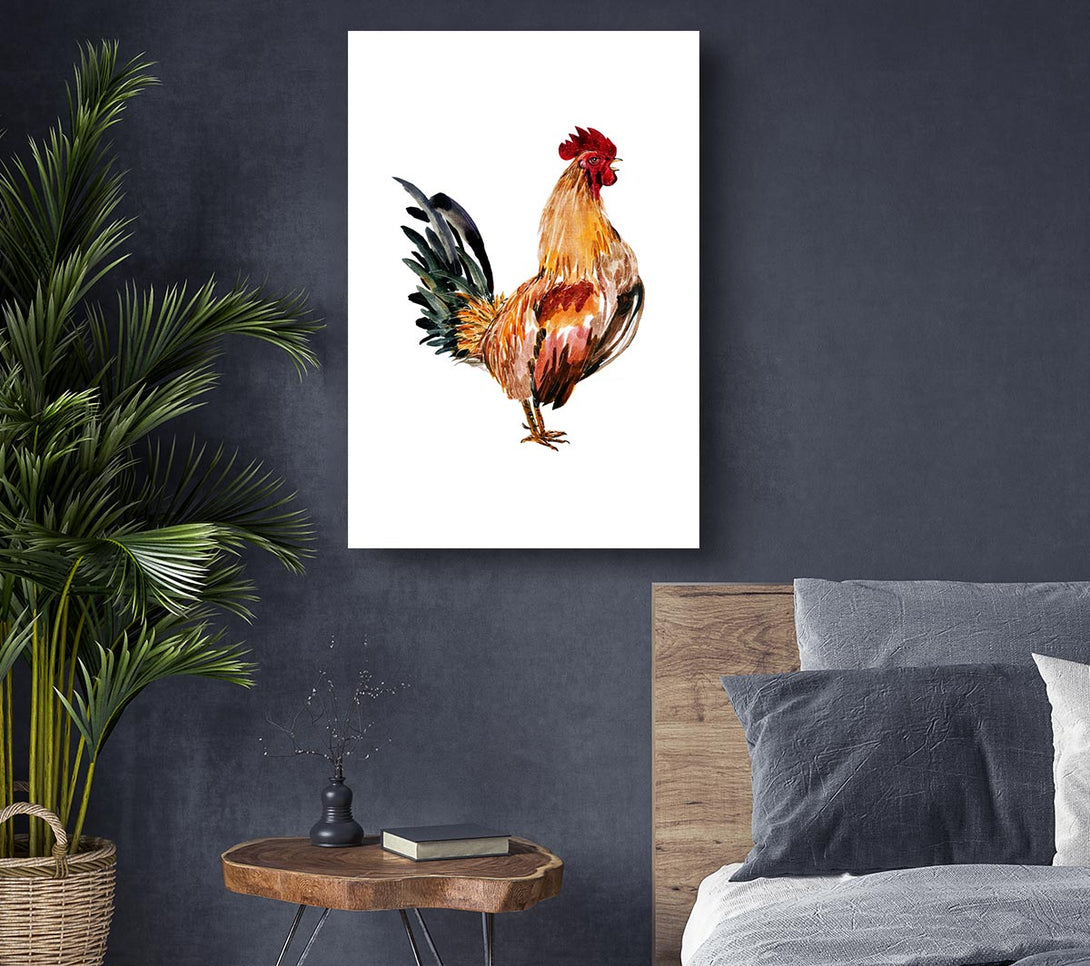  A Canvas Print of Chicken Call Canvas Print