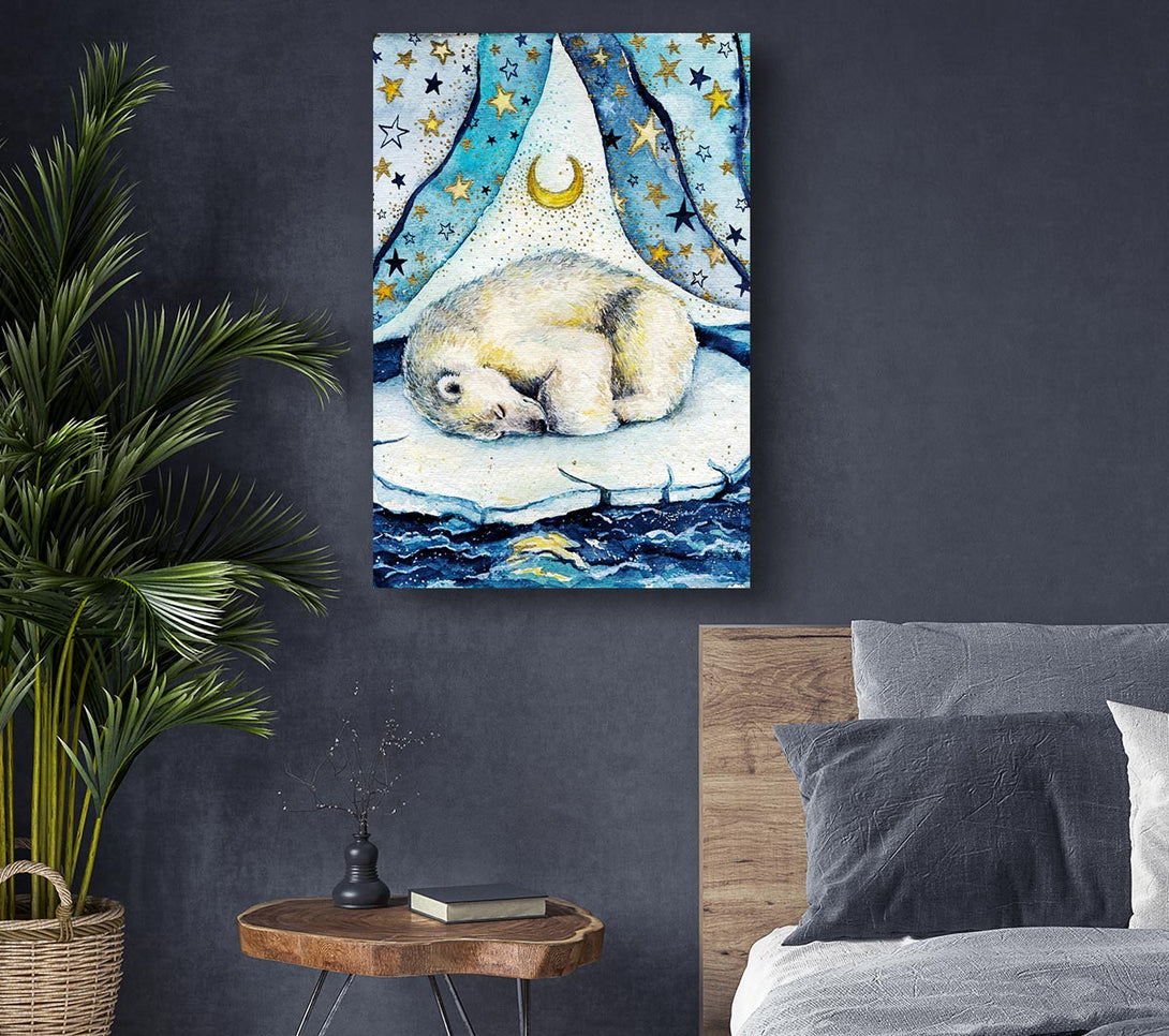  A Canvas Print of Polar Bear Dream Canvas Wall Art