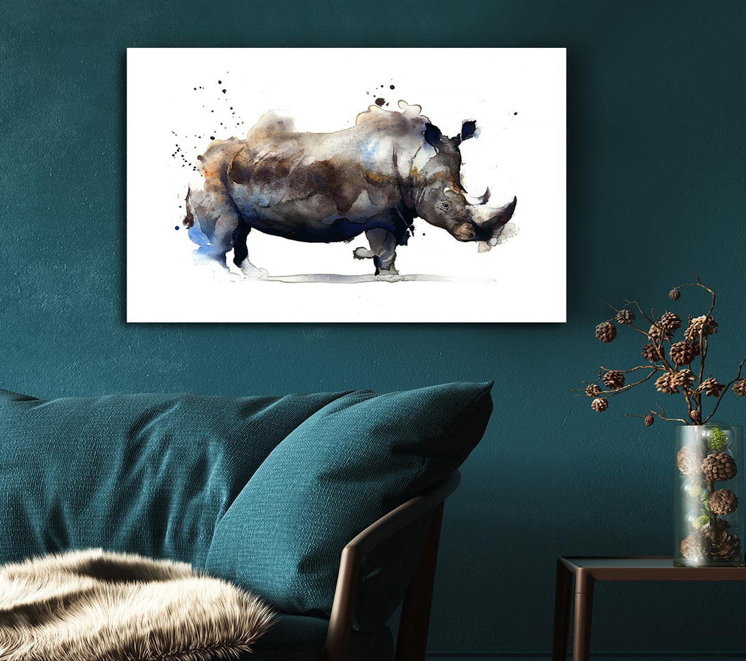  A Canvas Print of Rhino Charge Canvas Wall Art