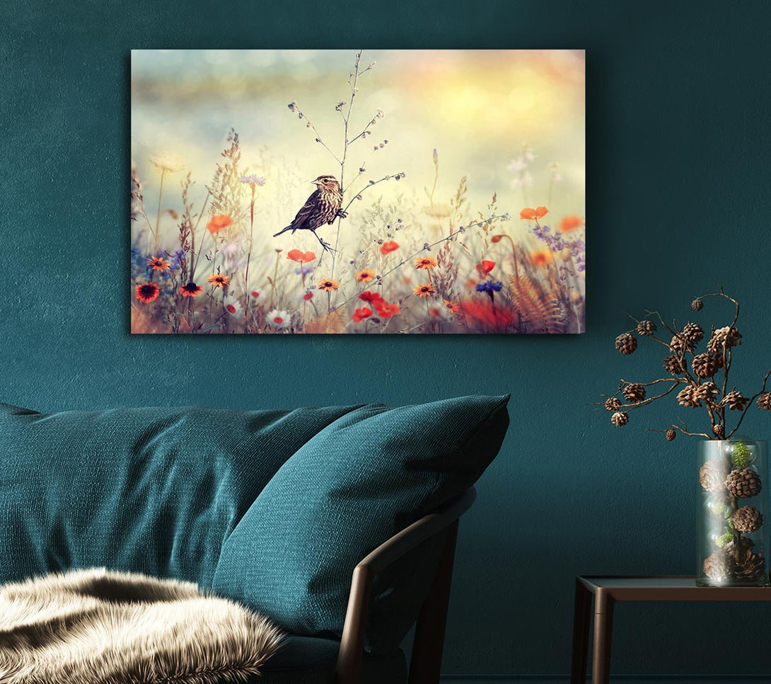  A Canvas Print of Bird in Paradise Canvas Wall Art