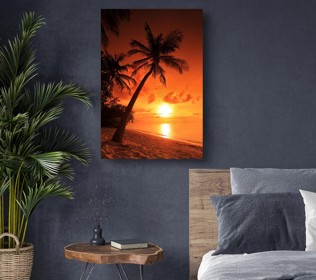  A Canvas Print of Thailand Sunset Canvas Wall Art