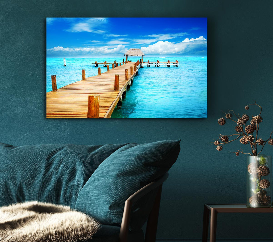 A Canvas Print of Honeymooners Paradise Canvas Art