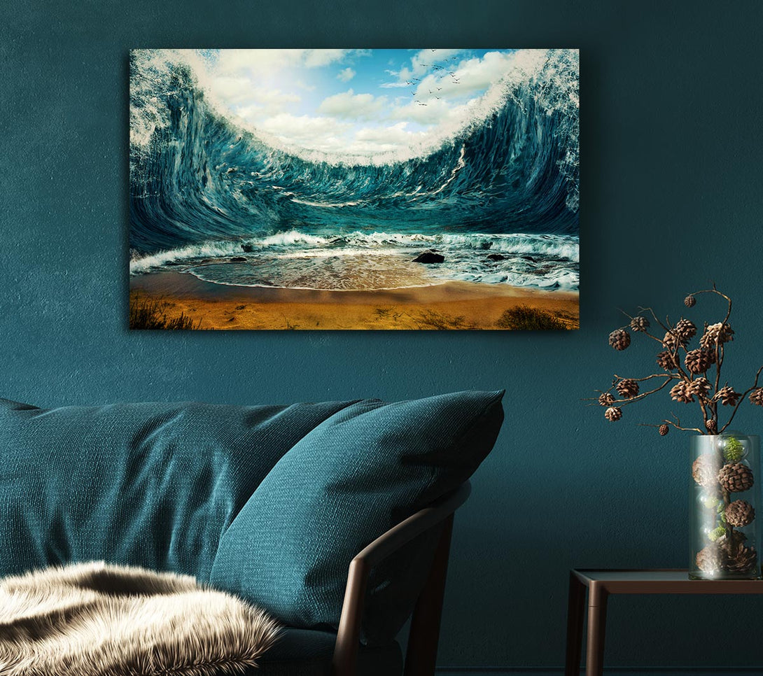  A Canvas Print of The Ocean Parts Canvas Print
