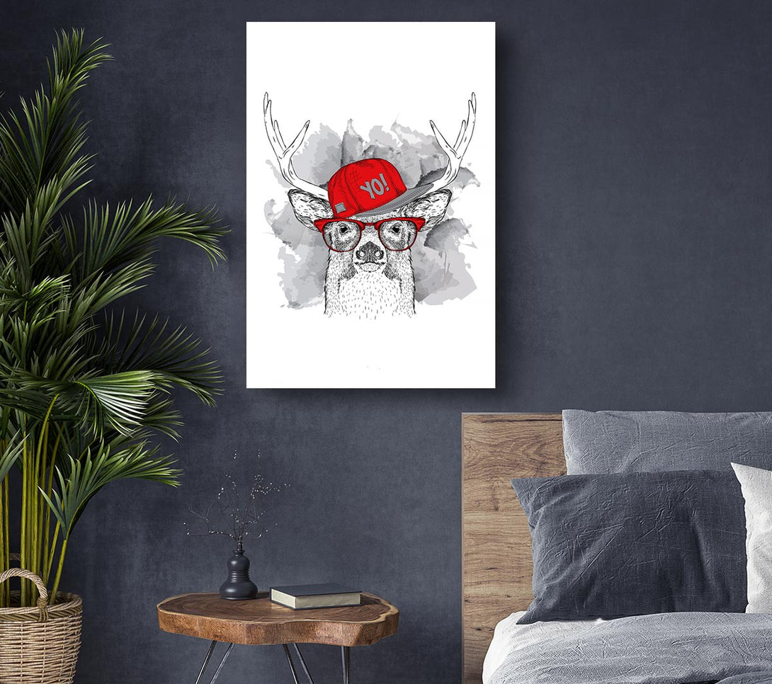  A Canvas Print of Sid The StagA Canvas Print