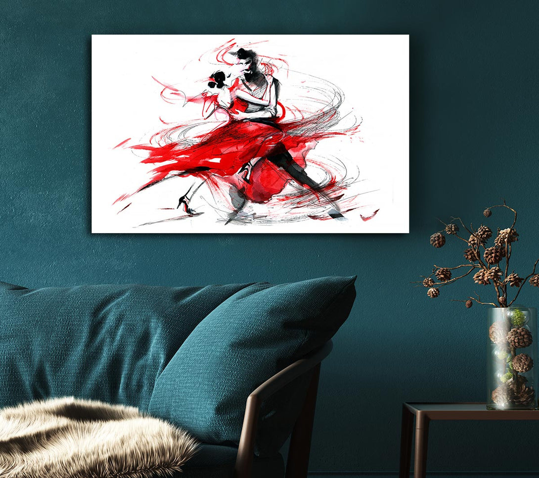  A Canvas Print of Flamenco 12 Canvas Wall Art
