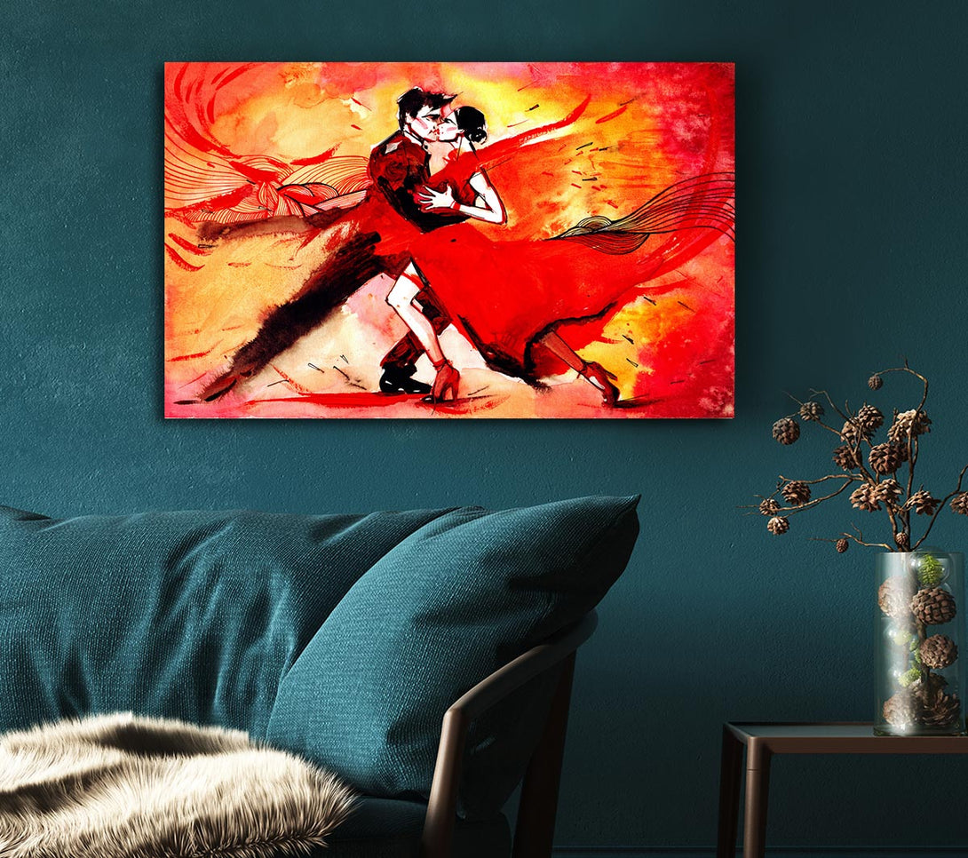  A Canvas Print of Salsa 3 Canvas Print