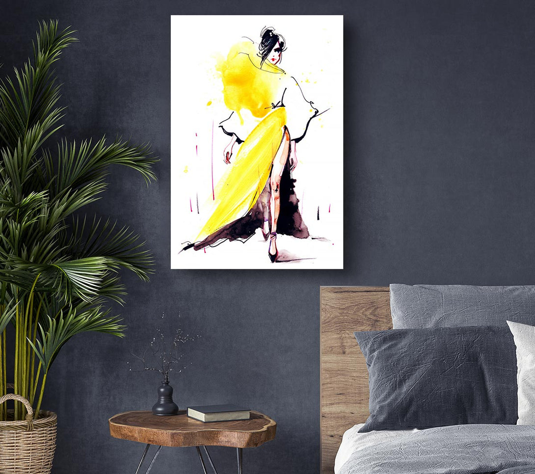  A Canvas Print of Making A Statment Canvas Wall Art