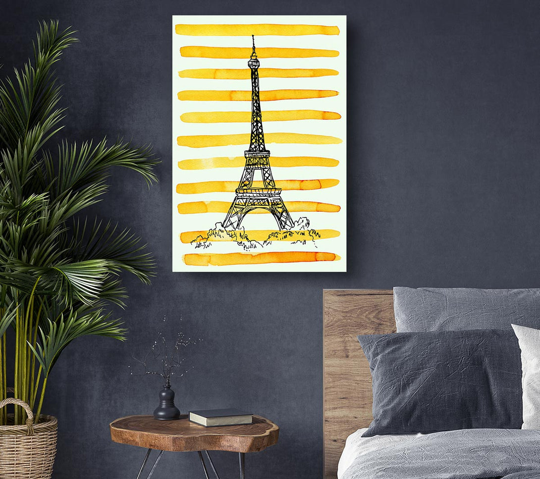  A Canvas Print of Paris The Capital Of Style Canvas Print