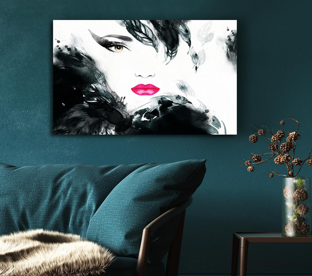  A Canvas Print of Glamour Canvas Wall Art