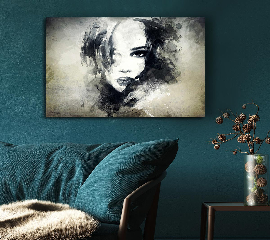  A Canvas Print of Beauty And Style Canvas Wall Art