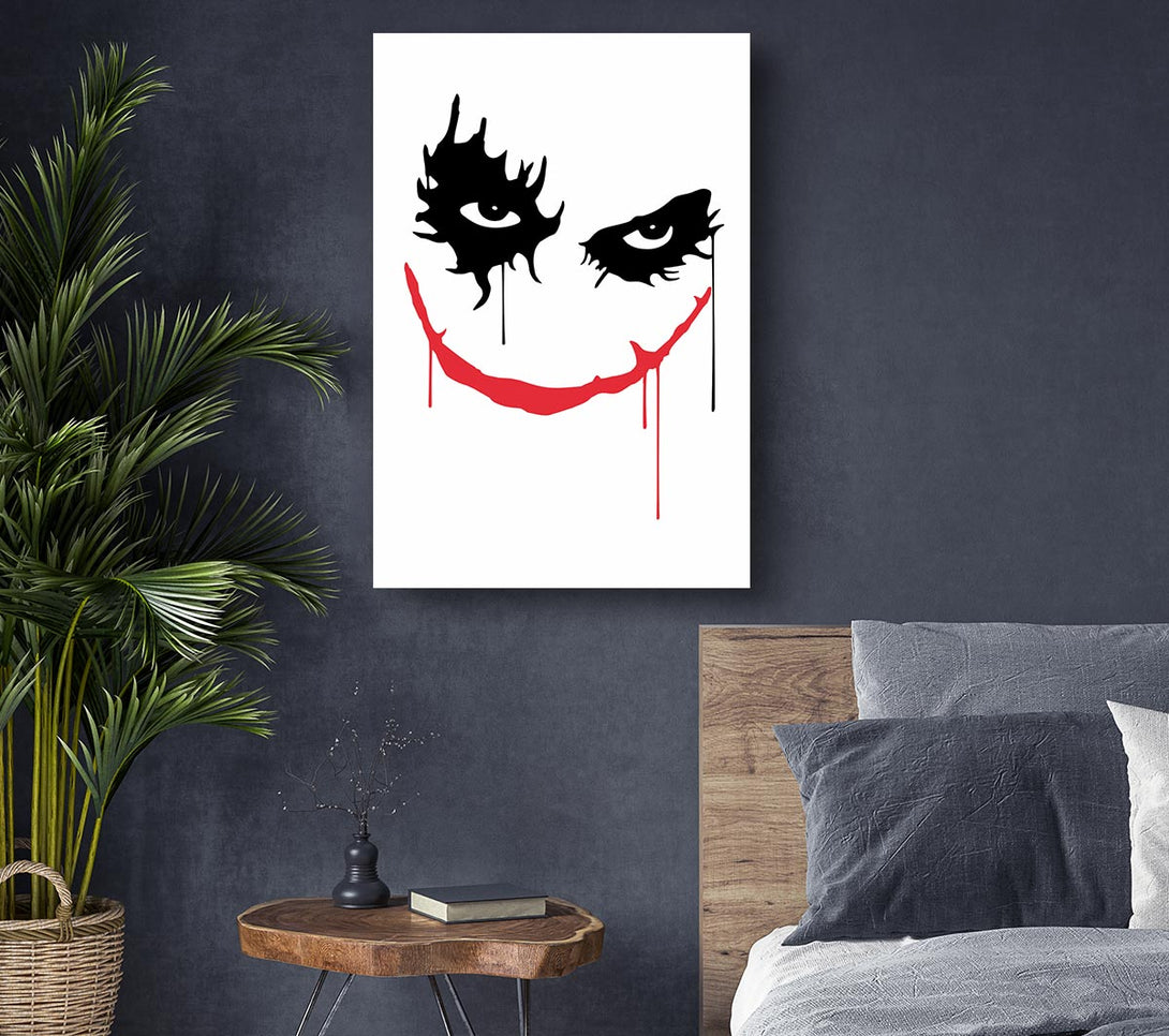  A Canvas Print of Joker Face Canvas Print