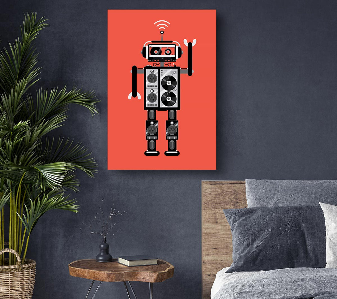  A Canvas Print of Robot Dance Canvas Art