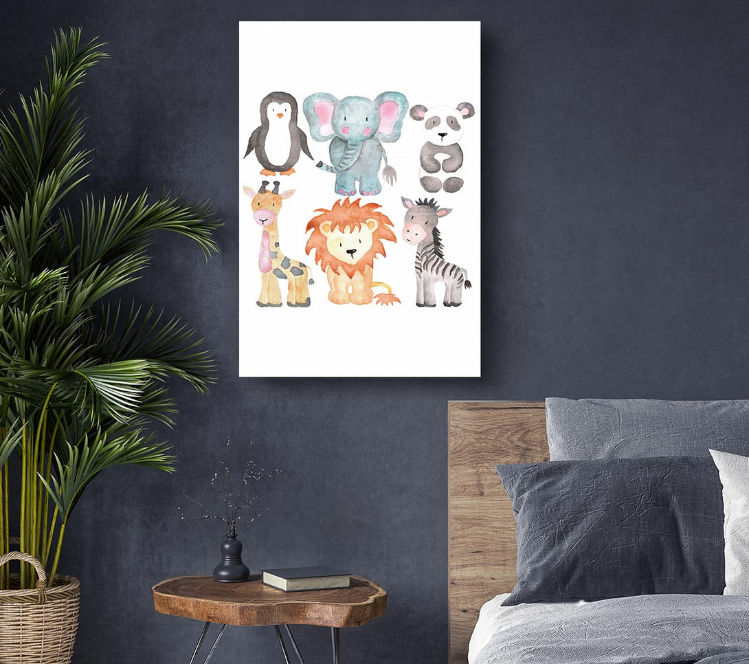  A Canvas Print of Safari Love Canvas Wall Art