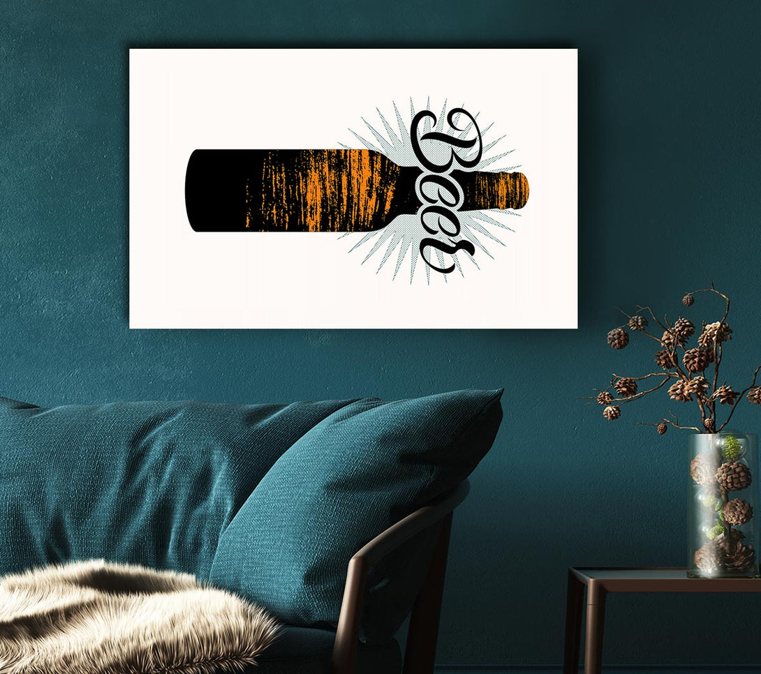  A Canvas Print of Beer Time 1 Canvas Print