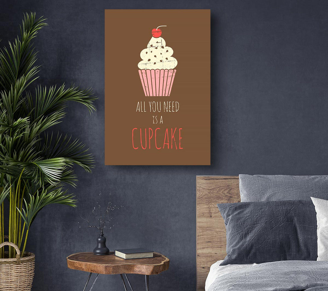  A Canvas Print of Cupcake 3 Canvas Art