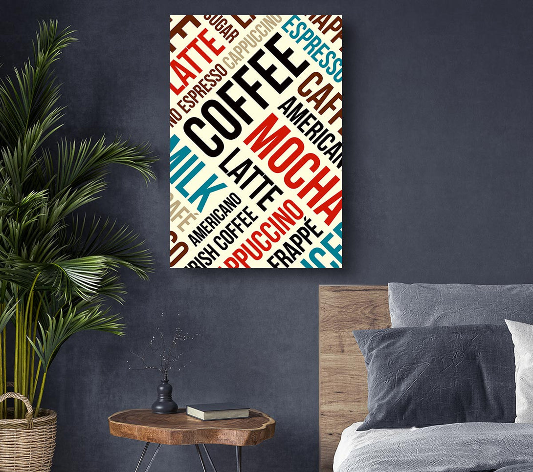  A Canvas Print of Coffee Heaven Canvas Print