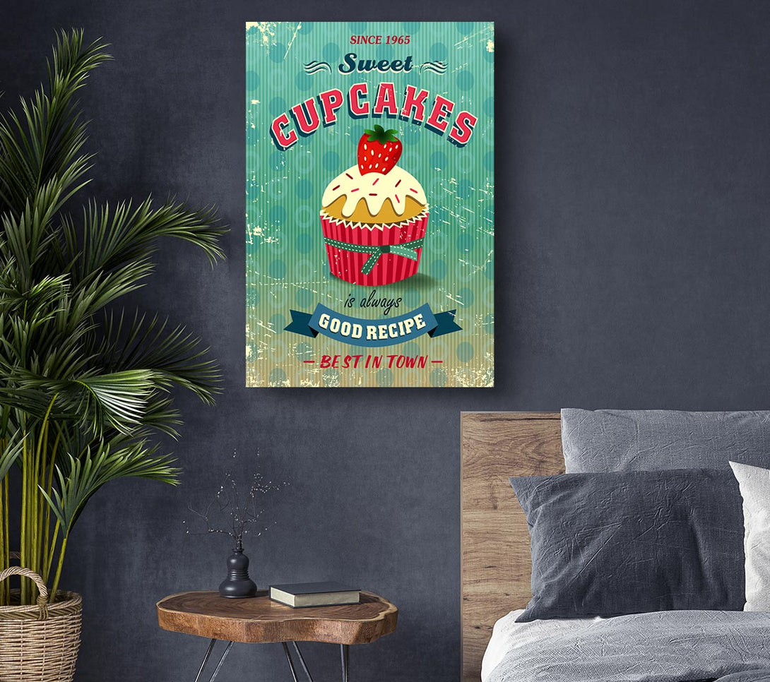  A Canvas Print of Cupcake 7 Canvas Print