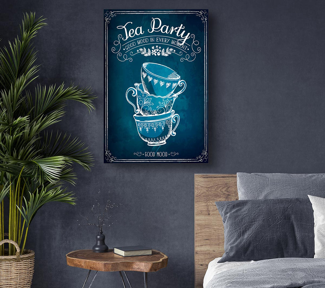  A Canvas Print of Tea Party 1 Canvas Wall Art