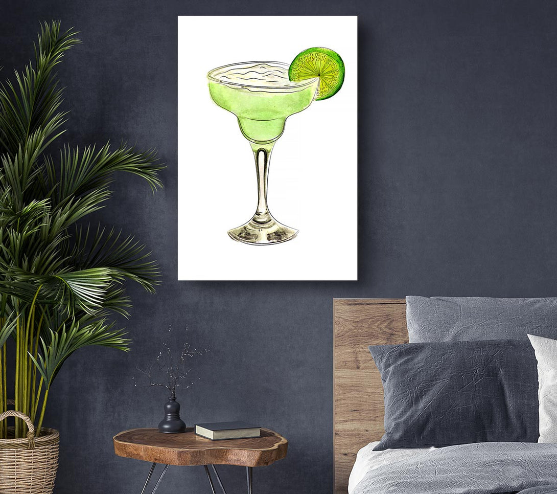  A Canvas Print of Margarita Cocktail 1 Canvas Art