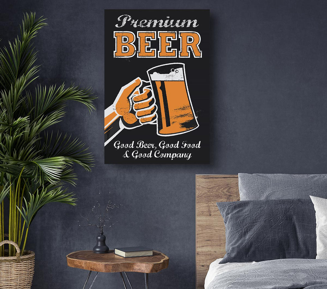  A Canvas Print of Beer Time 4 Canvas Art