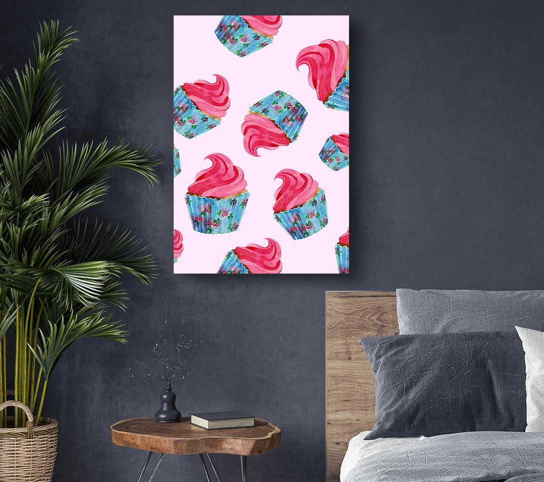  A Canvas Print of Cupcake 5 Canvas Wall Art
