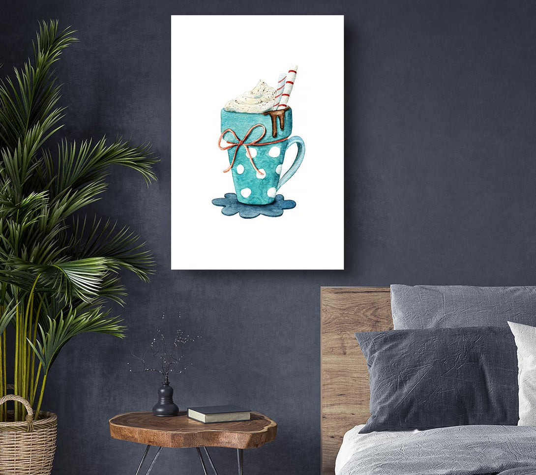  A Canvas Print of Hot Chocolate Delight Canvas Print